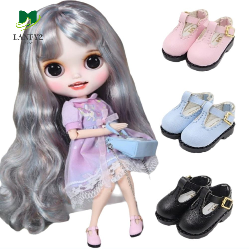 ALANFY สําหรับ Blyth ตุ๊กตารองเท้า, ชุดน่ารัก Dress Up OB22 OB24 รองเท้า, สาวของขวัญ Handmade ห้าสีแ