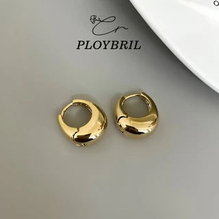 PLOYBRIL ต่างหูย้อนยุค แฟชั่น ต่างหูโจ๊กเกอร์ E040
