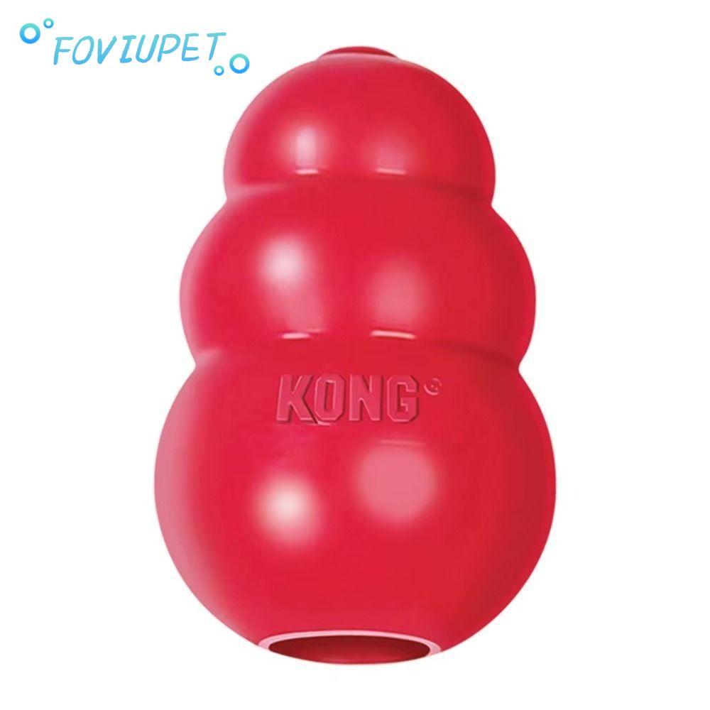 FOVIUPET APPEAEA Kong ของเล่นสุนัข, คลาสสิก Stutable Kong ลูกสุนัขของเล่น, หลายขนาดยาง Erratic Bounce Chew ของเล่น