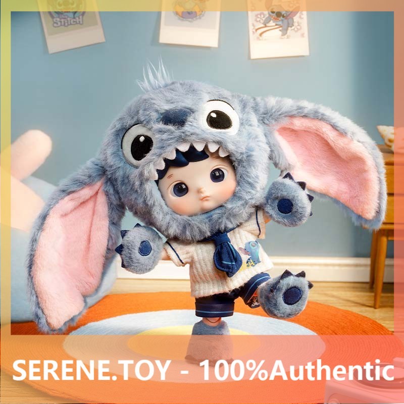 P POPMART HACIPU Stitch 1/8 Action Figure ของเล่นเครื่องประดับของขวัญ