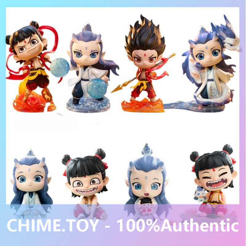 P POPMART POPMART Nezha Nezha Nezha Natural Bond Series Mystery Box ของขวัญเล่นอินเทรนด์