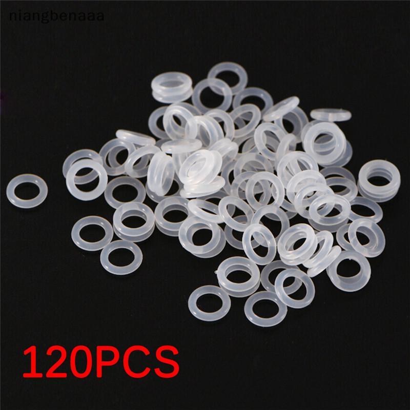 (niangbenaaa) 120 ชิ้นยางซิลิโคน O-Ring Switch Dampeners สีขาวสําหรับคีย์บอร์ด Cherry MX ใหม่