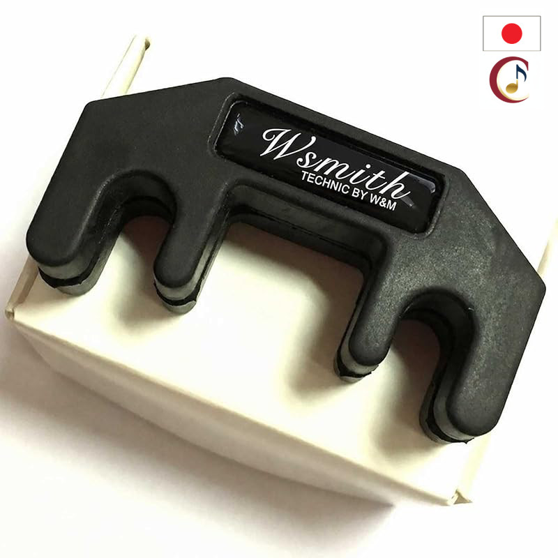 rinda violin/viola mute (silencer), rubber, won’t scratch, compatible with 4/4 violins, for practice