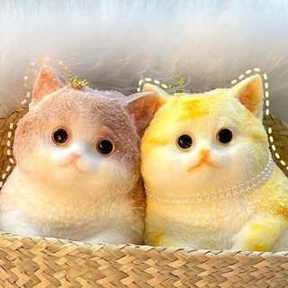 COD จําลองแมวบีบของเล่น ของเล่นคลายเครียด squishy ของขวัญที่สร้างสรรค์ แมวน่ารัก