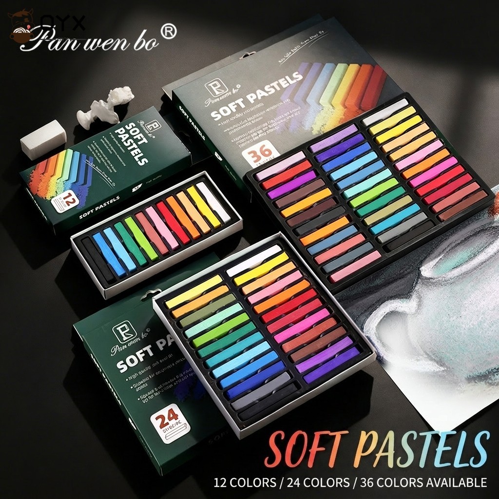 ชุดชอล์กสีพาสเทล 24 สี - เม็ดสีผงมืออาชีพ ทําเอง สําหรับผู้เริ่มต้น