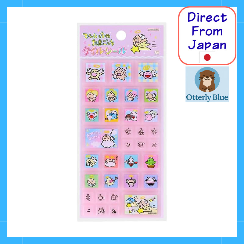 Sun-Star Stationery Tamagotchi Sticker Tiles Tenshitchi Pink S8812896