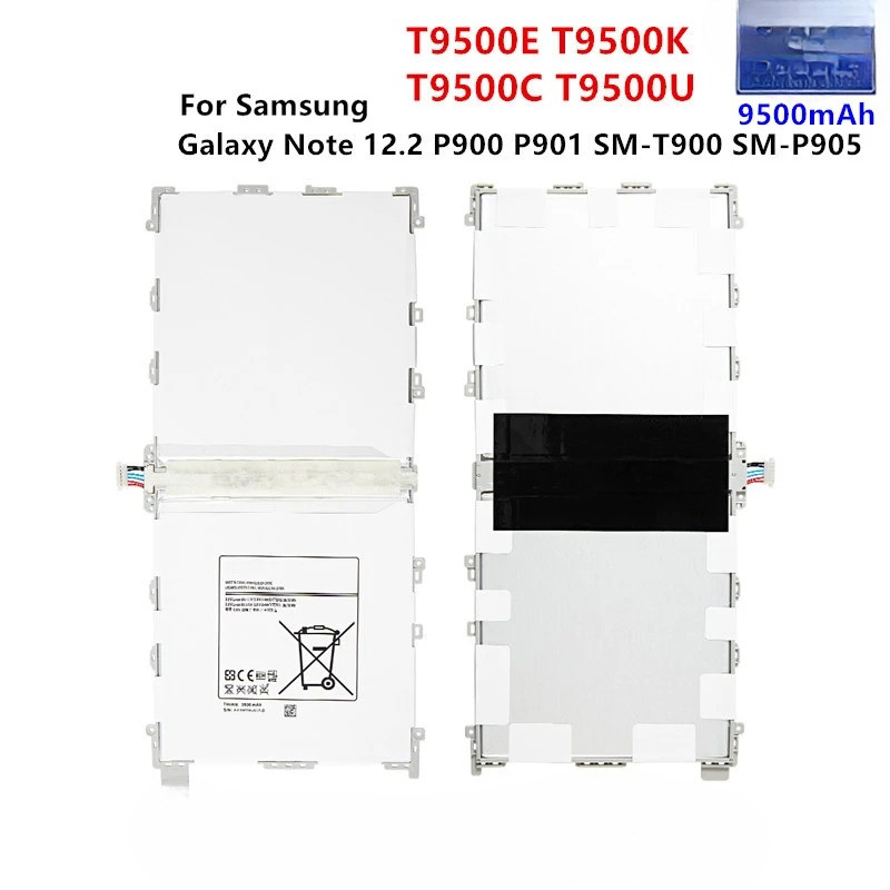 Brand New Tablet T9500E T9500K T9500C T9500U Battery 9500mAh For Samsung Galaxy Note 12.2 P900 P901 