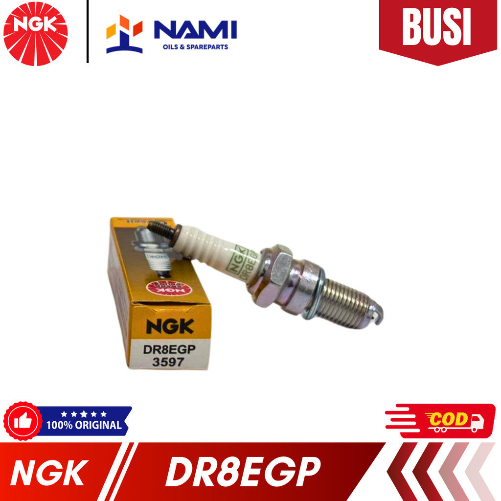 *NGK DR8EGP / DR 8 EGP (G-POWER)* หัวเทียนมอเตอร์ไซค์ – ของแท้
