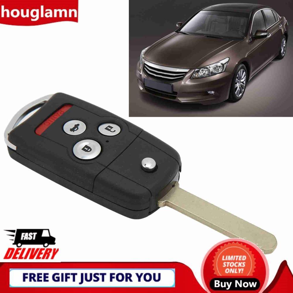 Houglamn Houglamn 4 ปุ่มกุญแจรถ Fob Keyless Flip พับ MLBHLIK-1T OUCG8D-439H-A N5F0602A1A แบบพับได้สำ