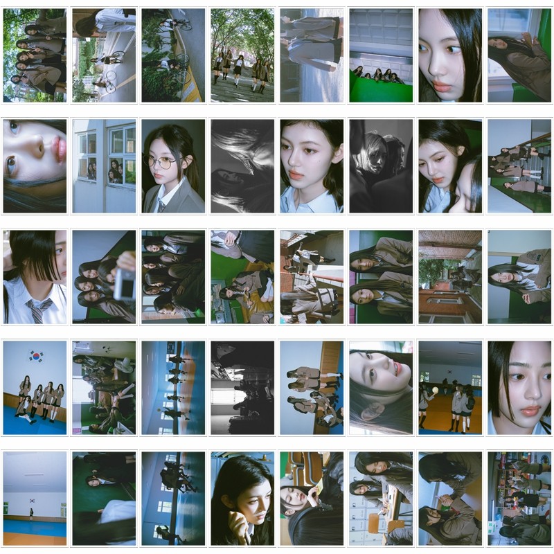 NewJeans Ditto Merchandise การ์ดโพลารอยด์ LOMO สไตล์เดียวกัน