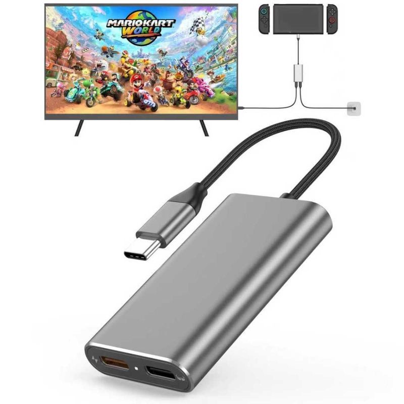 Nintendo Two-in-One 2nd Generation switch2 เชื่อมต่อ AR แว่นตา Docking Station HD Video Plus PD100W 