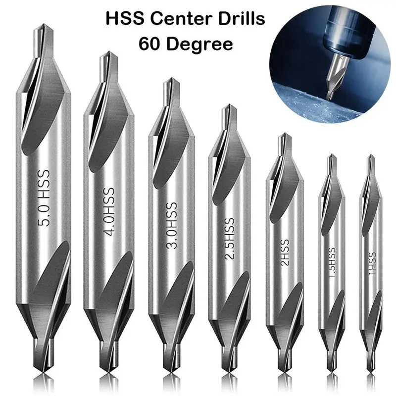 Drilling Tools Cross Triangle Drill Spot Bit Center Drill HSS Combined Center Drills Drill Bit Count