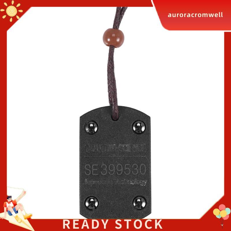 In Stock หินภูเขาไฟจี้สร้อยคอ Anti EMF จี้ป้องกันรังสี Energy Scalar Quantum Bio วิทยาศาสตร์ไอออนลบ