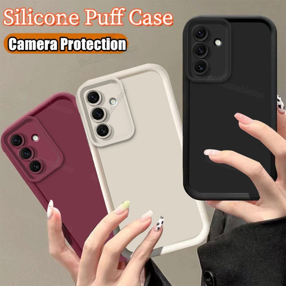 SAMSUNG สําหรับSamsungA17 5Gซิลิโคนเหลวเคสโทรศัพท์สําหรับSamsung Galaxy A07 LTE A17 A27 A37 A57 A07L