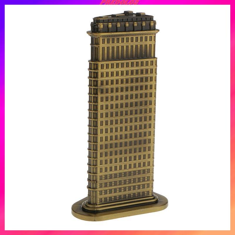 [Predolo2] 18 ซม. Bronze Flatiron Building Model Building Model 3D Model Kit Christmas