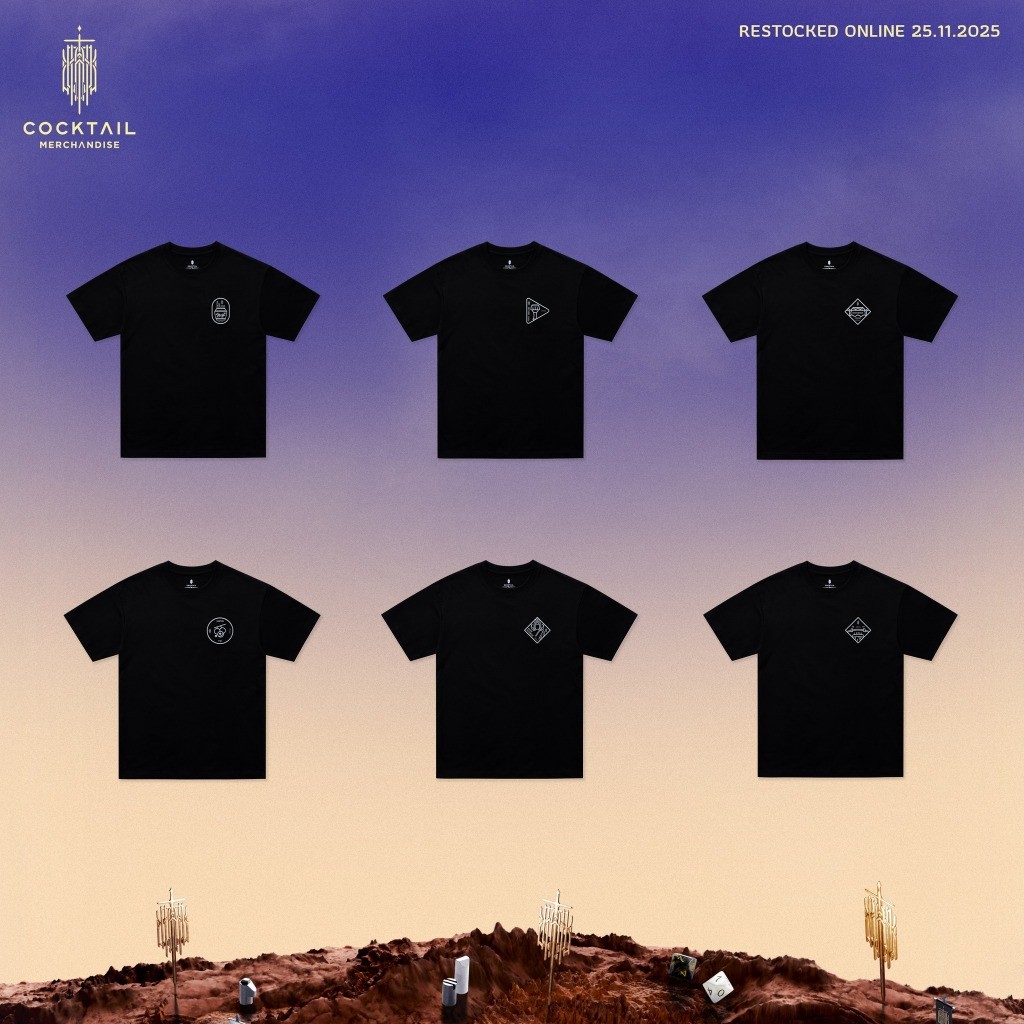 NEW COCKTAIL YOURS EVER T-Shirt  ความสะดวกสบายในการสวมใส่ เหมาะสำหรับทั้งชายและหญิง ﻿ ﻿ S-5XL