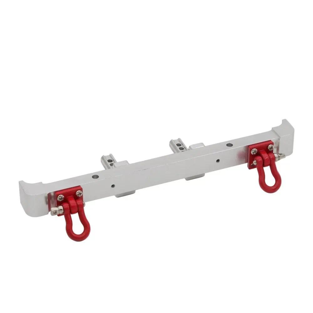 MN128 MN 128 โลหะด้านหน้าและด้านหลังกันชนพร้อมตะขอพ่วง 1/10 RC Crawler รถอะไหล่อัพเกรดอุปกรณ์เสริม