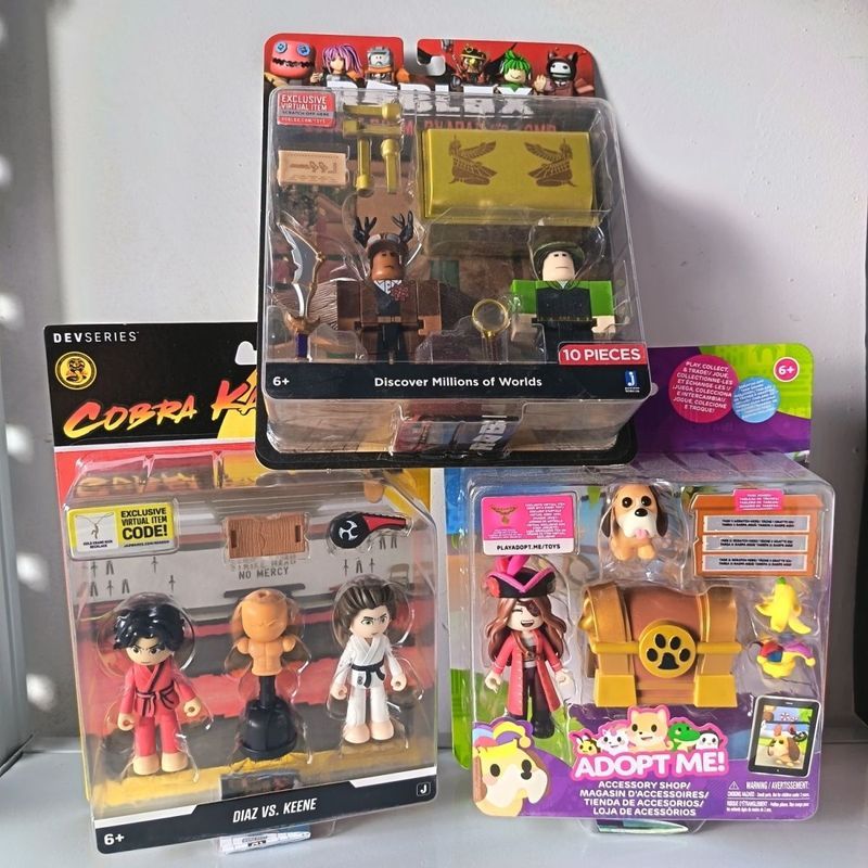 ของแท้ ROBLOX ROBLOX ROBLOX Virtual World Building Block ตุ๊กตาของเล่นเด็กที่มีรหัสแลกเปลี่ยนที่มีปร