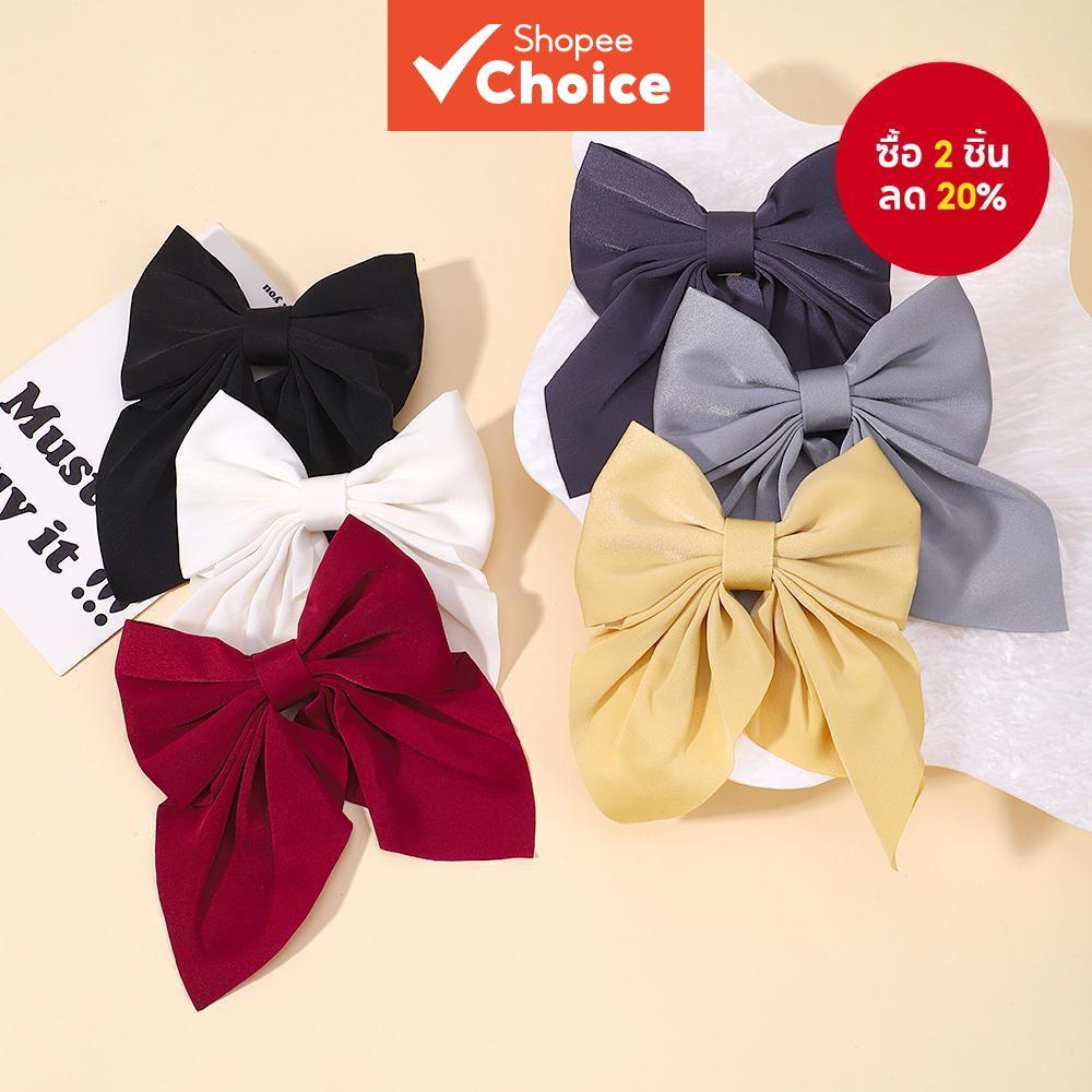 กิ๊บติดผมผ้าซาตินสําหรับเด็กผู้หญิง,กิ๊บติดผมเด็กสีทึบ,ผีเสื้อปิ่นปักผม