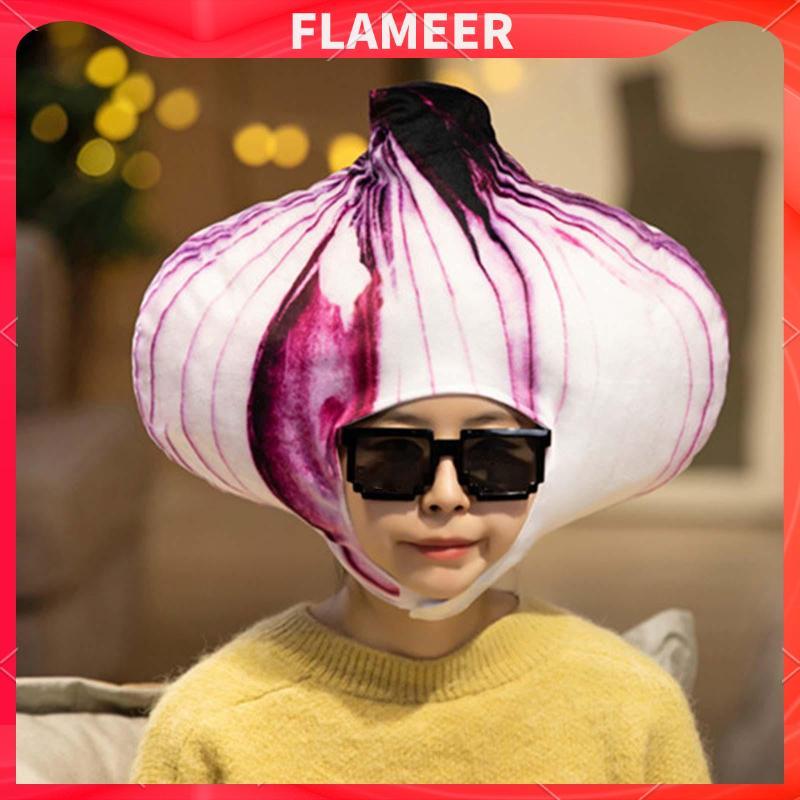 [คนพ่นไฟ] หมวกหัวหอมผู้หญิงผู้ชายชุดแฟนซีนุ่มสร้างสรรค์อบอุ่นสําหรับอุปกรณ์ประกอบฉากภาพฮาโลวีน - รูปที่ 4