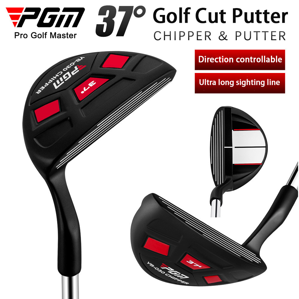 PGM Golf Putter ควบคุมทิศทางได้ง่าย มีเส้นสายสำหรับการมองเห็นและการใช้งานบนสนามทราย TUG070