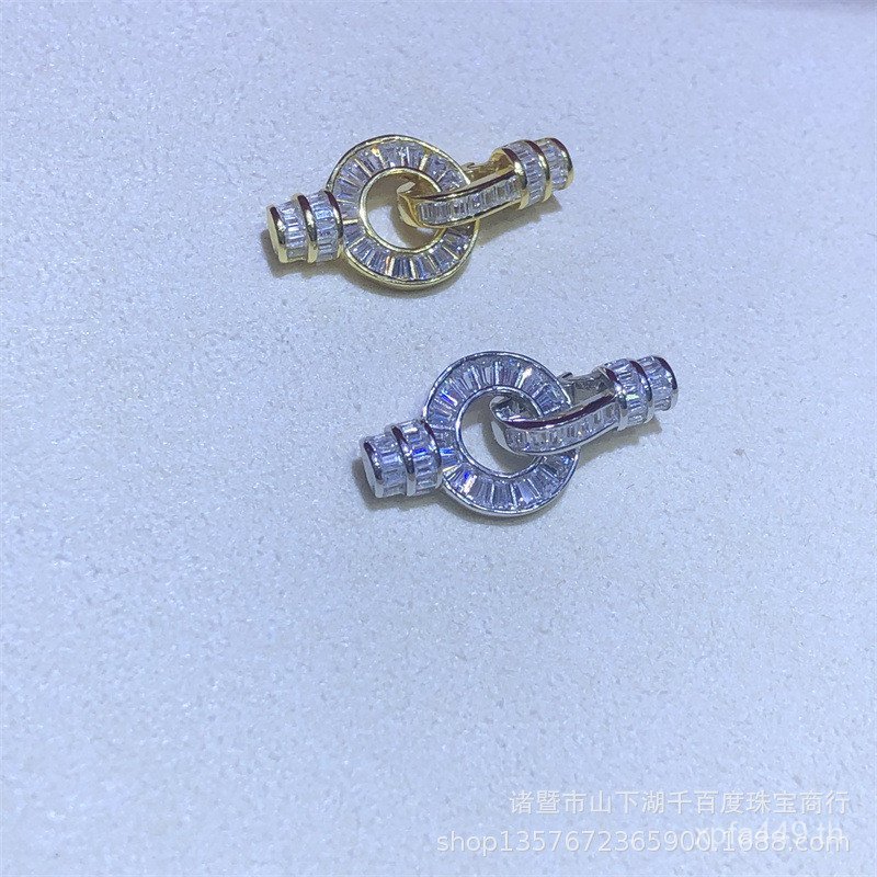 สร้อยคอมุกหัวเข็มขัดเงินSterling Silver ขนาด6-9 มม. ปรับได้ตามต้องการ K3S925