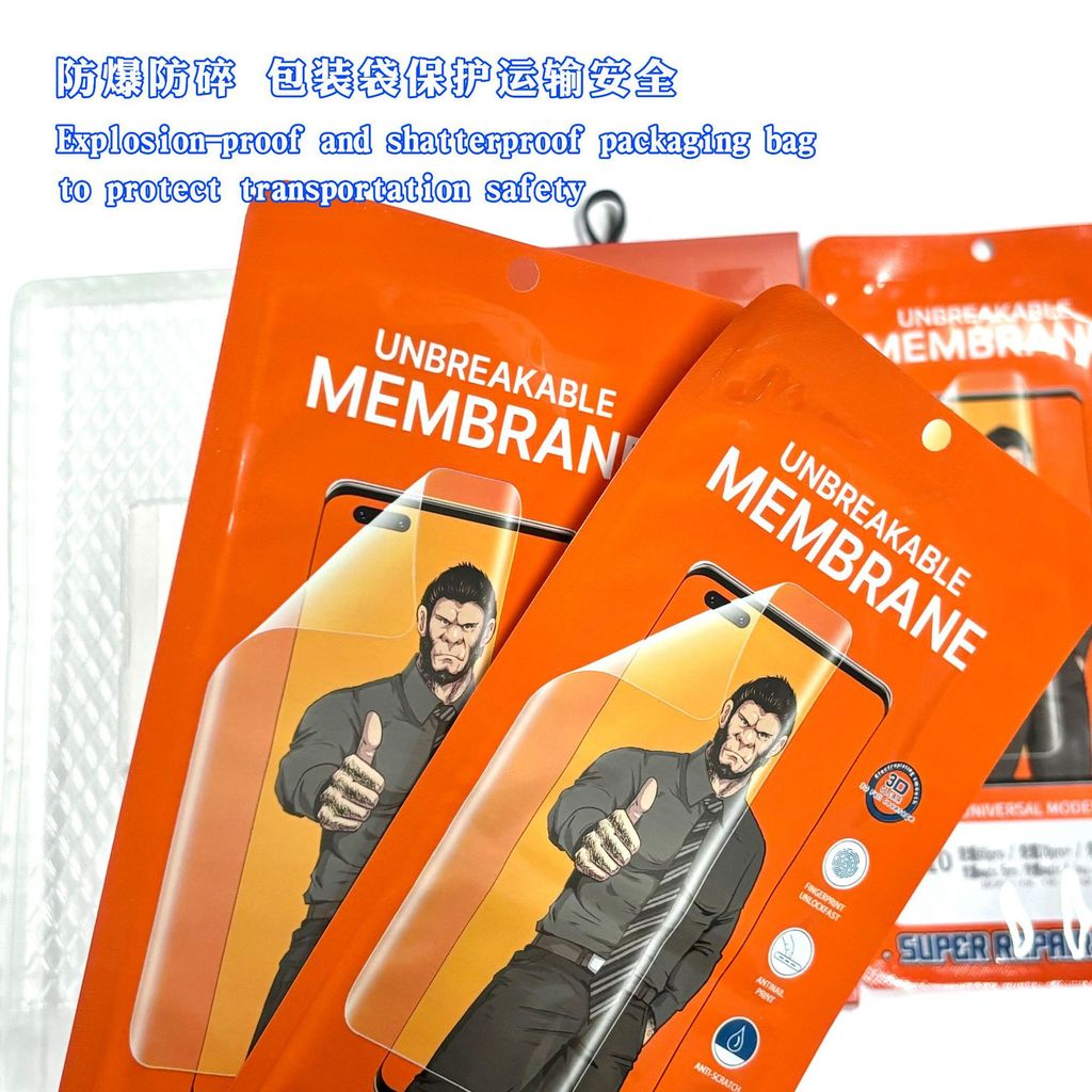 ฟิล์มไฮโดรเจลสีส้มเหมาะสําหรับ VivoX200Pro Nano Self-Repairing IQ0012Pro ฟิล์มโทรศัพท์มือถือหน้าจอโค