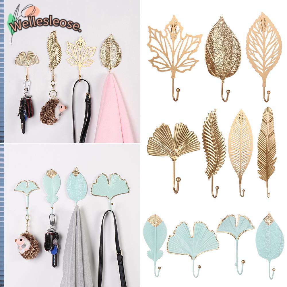 WELLE ตะขอเหล็กดัดสําหรับผ้าเช็ดตัวเสื้อผ้าองค์กรห้องน้ําตกแต่งบ้านแขวนผนัง