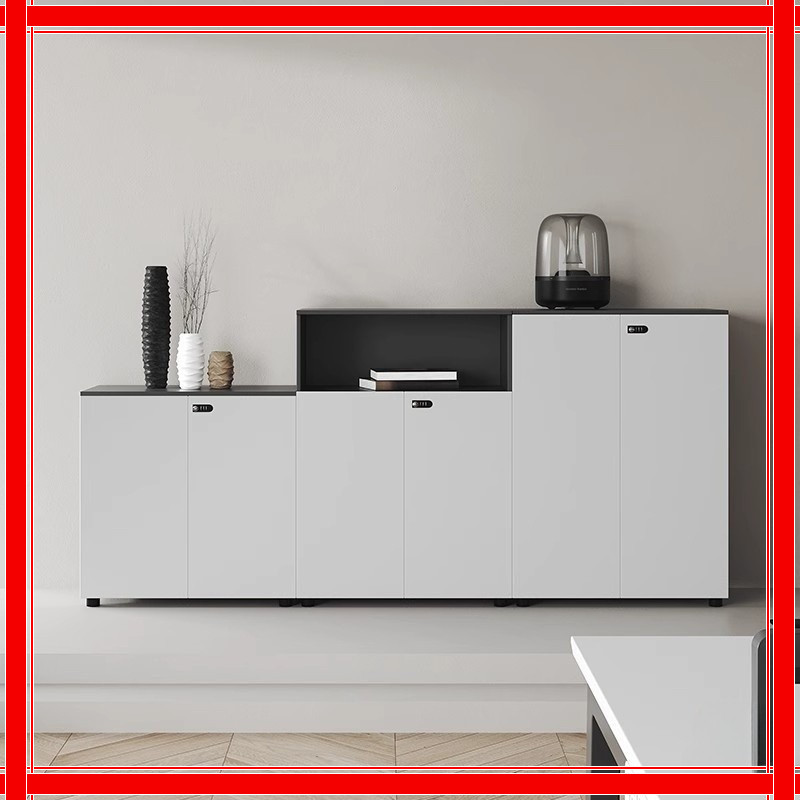 Partitioned data cabinet, storage cabinet, floor cabinet, office filing cabinet, lock cabinet, woode