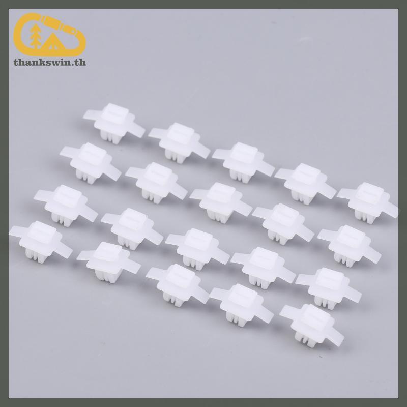 Thankswin 20PCS ด้านข้างกระโปรง Sill Moulding ฝาครอบล้อ Arch Flare Trim Moulding คลิปสําหรับ CR-V Ci