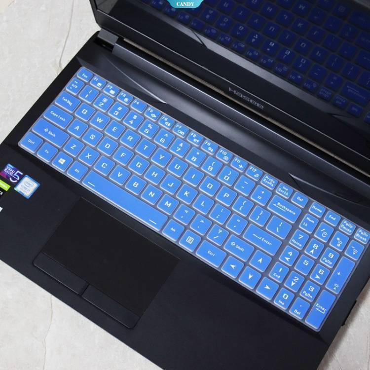 Perfect-Fit Anti-Dust Keyboard Skin สําหรับโน้ตบุ๊คสําหรับเล่นเกมขนาด 15.6 นิ้ว X15-AT 2022 สีสันสดใ