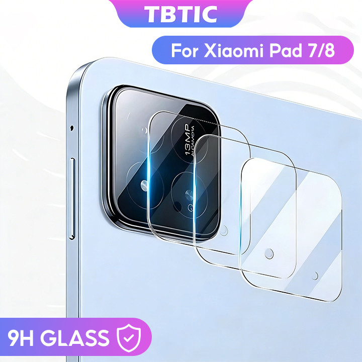 TBTIC 3D ตัวป้องกันกล้องสําหรับ Xiaomi pad 8/7/7Pro HD Clear Anti-scratch ฝาครอบเลนส์กล้องด้านหลังกระจกป้องกัน