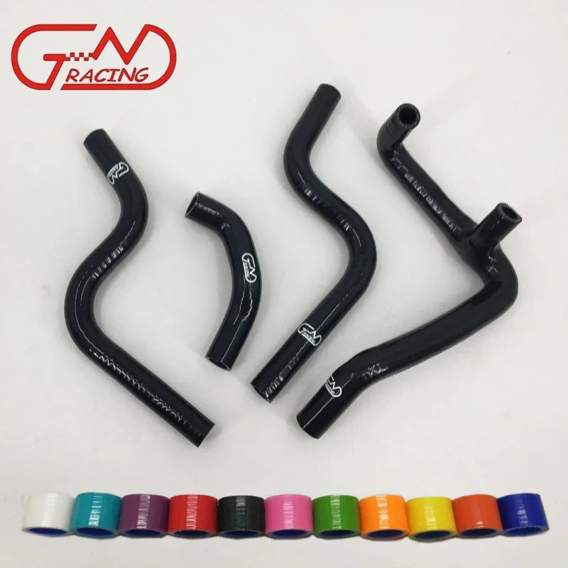 Fit 2000-2010 Husqvarna CR WR250 WR300 WR360 ชุดท่อน้ําหล่อเย็นหม้อน้ําซิลิโคน