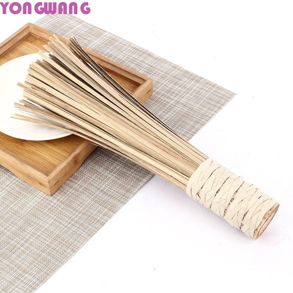 YONGWANG66HR Wok Brush Kitchen Bamboo ทนทานแบบดั้งเดิมจาน Scrubber