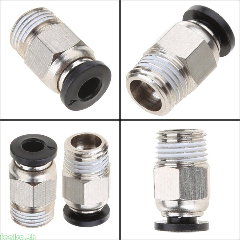 Feela PC4-M10 PNEUMATIC Quick Fitting J-Head 3D เครื่องพิมพ์ PC4-01 M10 ตัวเชื่อมต่อนิวเมติก