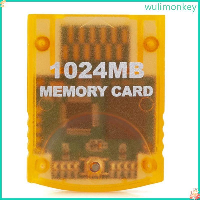 WU สําหรับคอนโซล Memory Storage Card Saver 1024MB การ์ดหน่วยความจําสําหรับ-GameCube สําหรับ GC