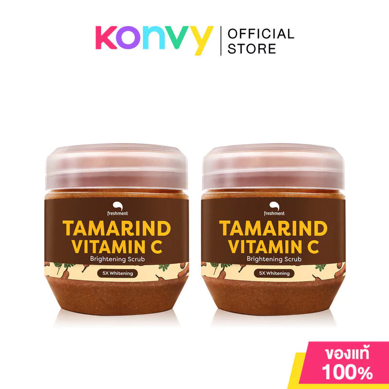 [Exclusive] Freshment Scrub เฟรชเม้นท์ สครับขัดผิวขาว 700g (Tamarind Vitamin C/White Milky/Bright Aura) ขายดีอันดับ 1