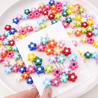 อุปกรณ์ทำสร้อยข้อมือ DIY กับดอกไม้ขนาดเล็กสีสองสี