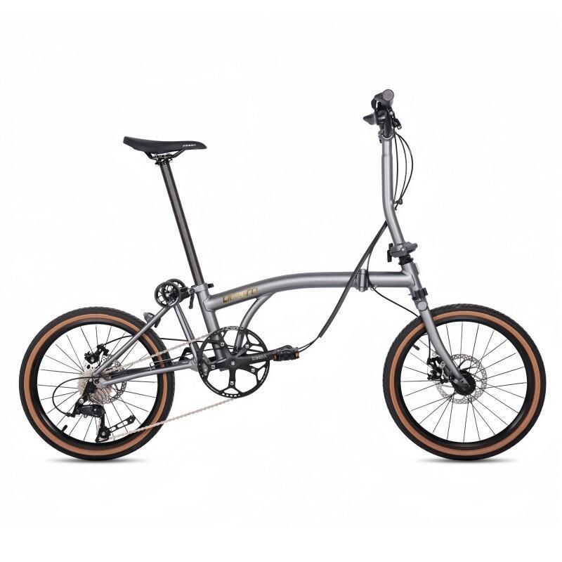 Litepro 20 นิ้ว 9-Speed กรอบอลูมิเนียม 53T CNC Crankset พกพาสะดวก เหมาะสำหรับในเมือง