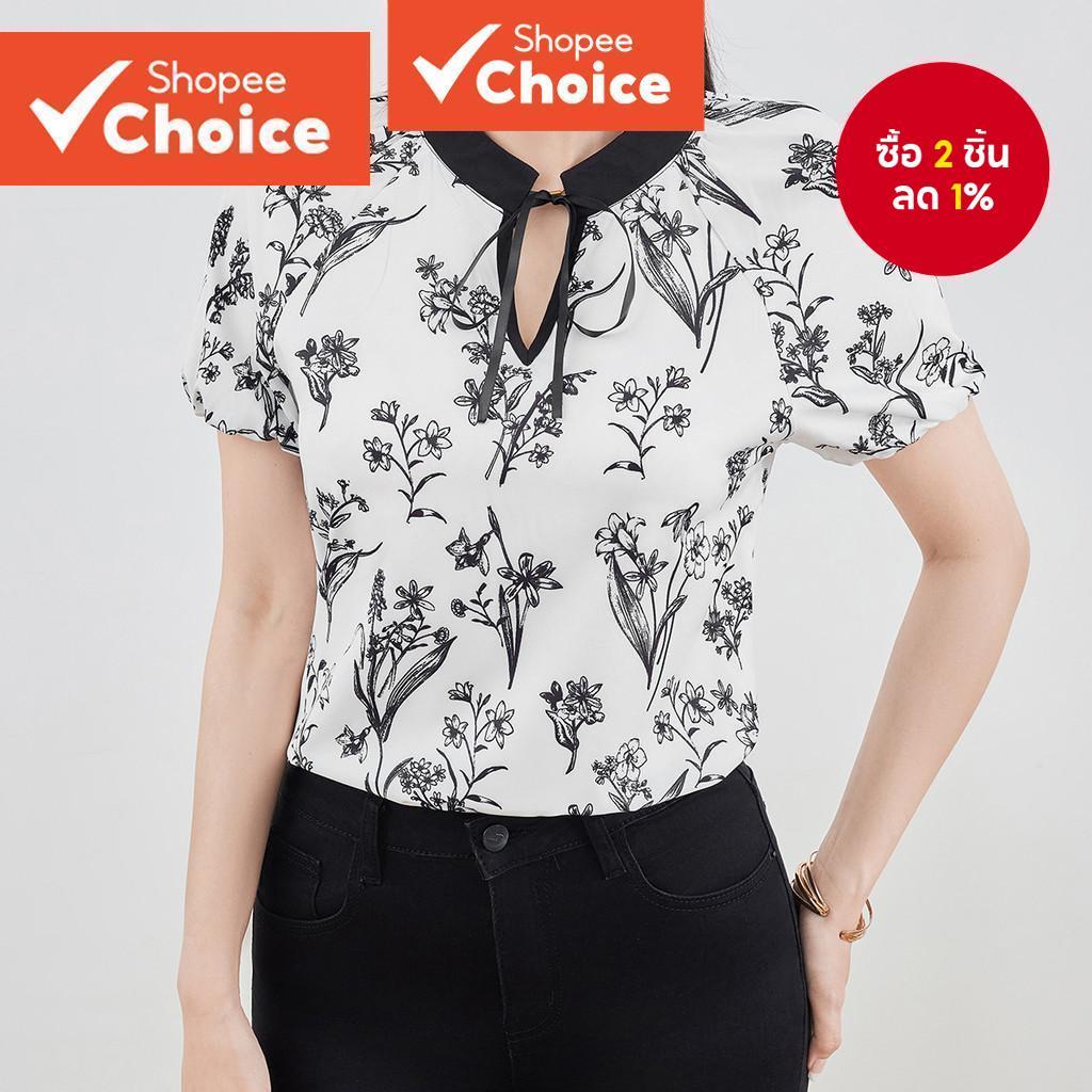 ผู้หญิง Boho เสื้อ Colorblock Lace Up นุ่มสบายฤดูใบไม้ผลิ/ฤดูร้อนเสื้อ L137ED015