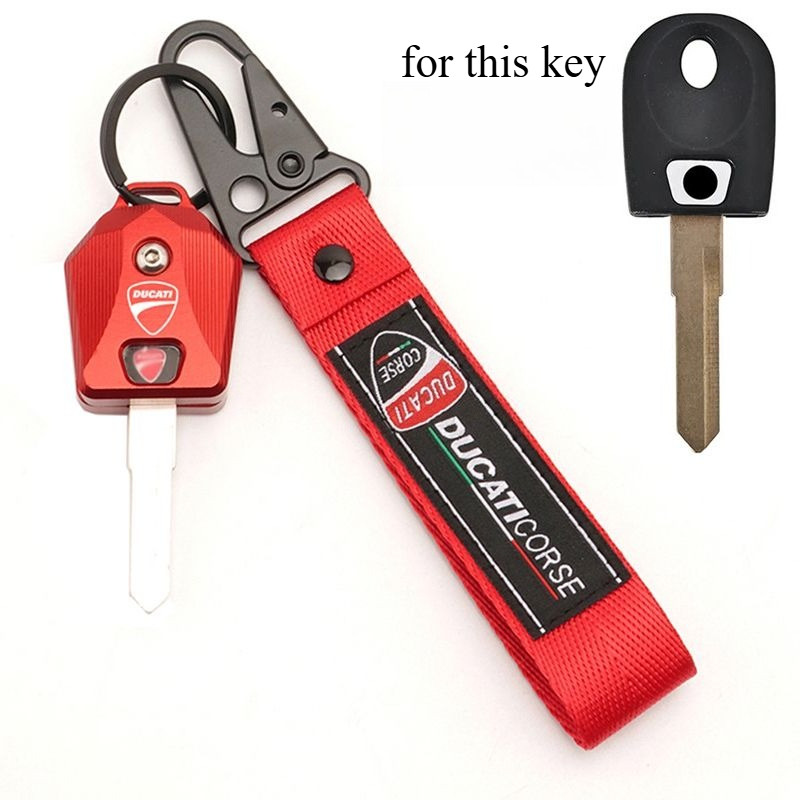 เหมาะสําหรับ Ducati 797, 939s, 748, 749, 821, 848, 1098, 1198 Custom CNC Metal Key Case ฝาครอบกุญแจ