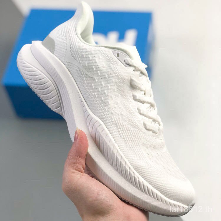 H-0-KA W MACH 6.0 ฟังก์ชั่นน้ําหนักเบาตาข่ายกันกระแทกหนาSoledเพิ่มความสูงข้ามประเทศกีฬาสันทนาการรองเ