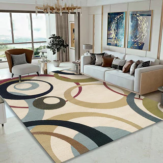 【พร้อมส่งในไทย】พรมโมเดิร์น มินิมอล อบอุ่น 3.5ฟุต 5/6ฟุต 8/10ฟุต carpet พรมปูพื้นใหญ่ห้องนอน ห้องนั่งเล่น ทนทาน COD