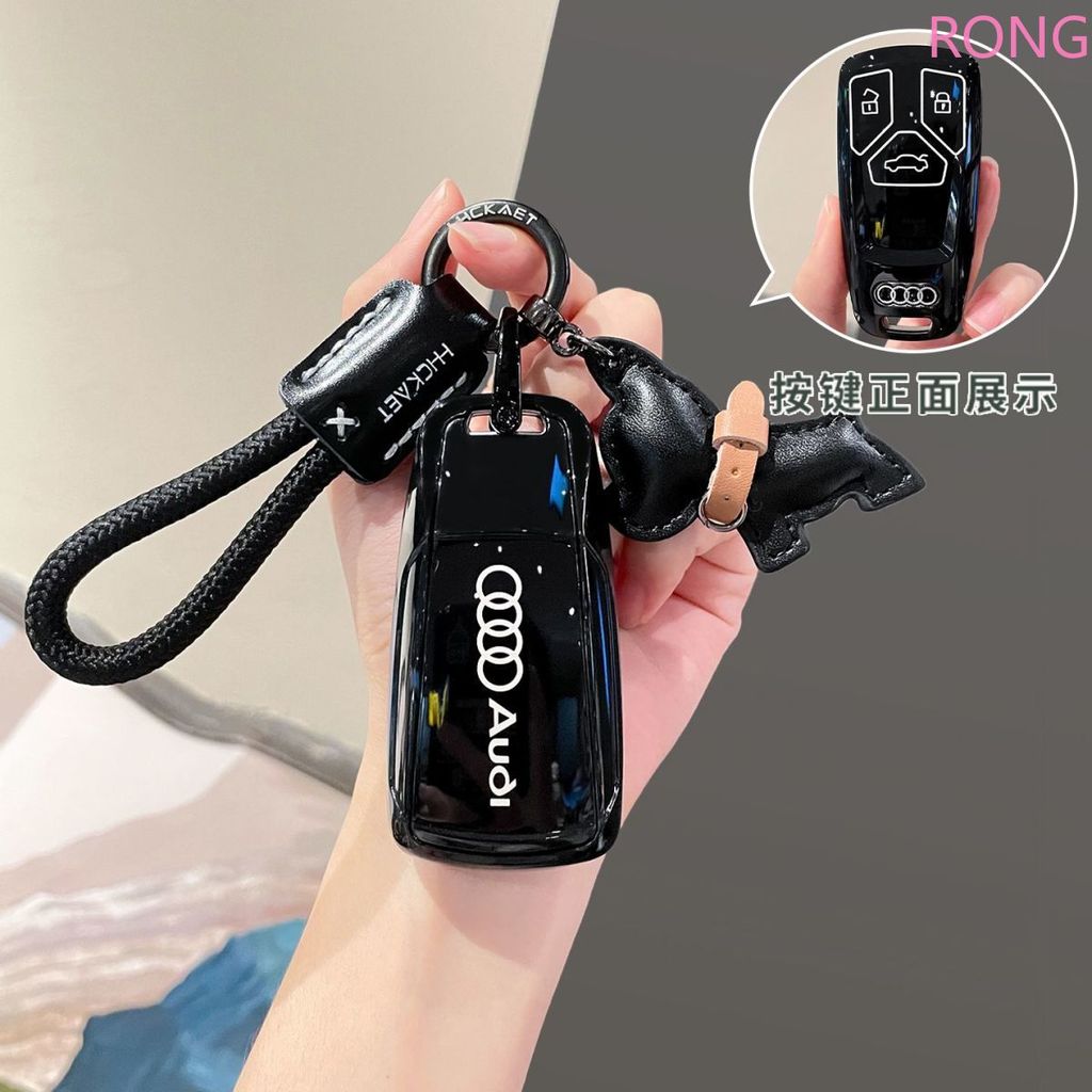 TPU รถ Remote Key Case สําหรับ Audi A4 B9 A5 A6 8S 8W Q5 Q7 4M S4 S5 S7 TTTS TFSI RS Audi C6 R8 A1 A