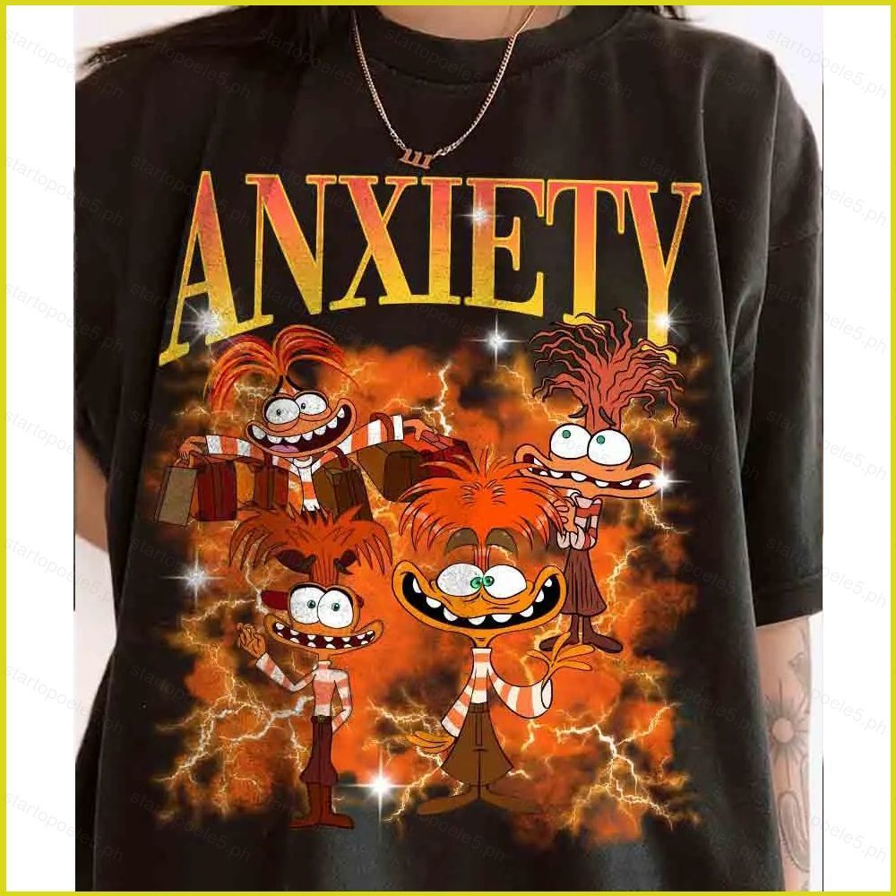 เสื้อยืด Inside Out SADNESS ENVY ANXIETY BINGBONG แขนสั้น