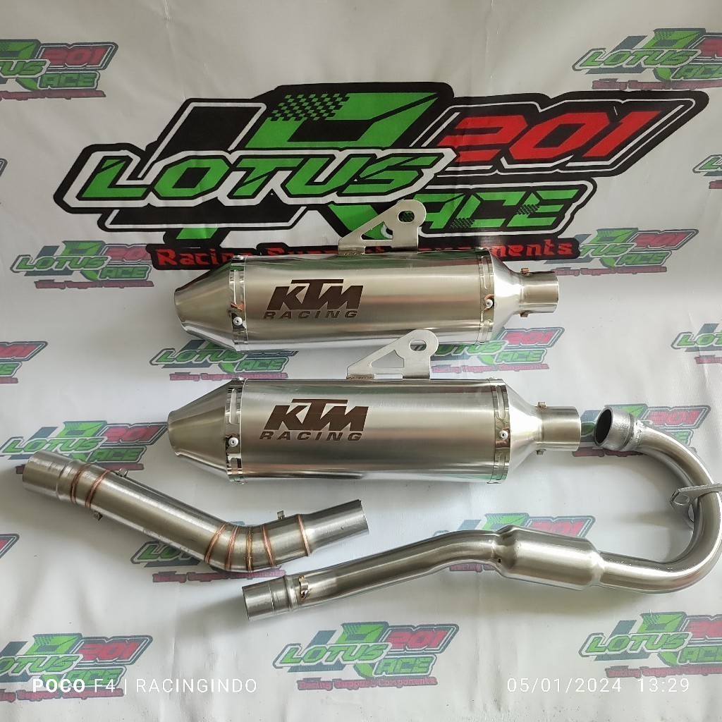 Ktm racing Exhaust xr 150 xtz 150 crf 150 klx/d tracker wr 155 ฯลฯ KTM 38 MM INLET