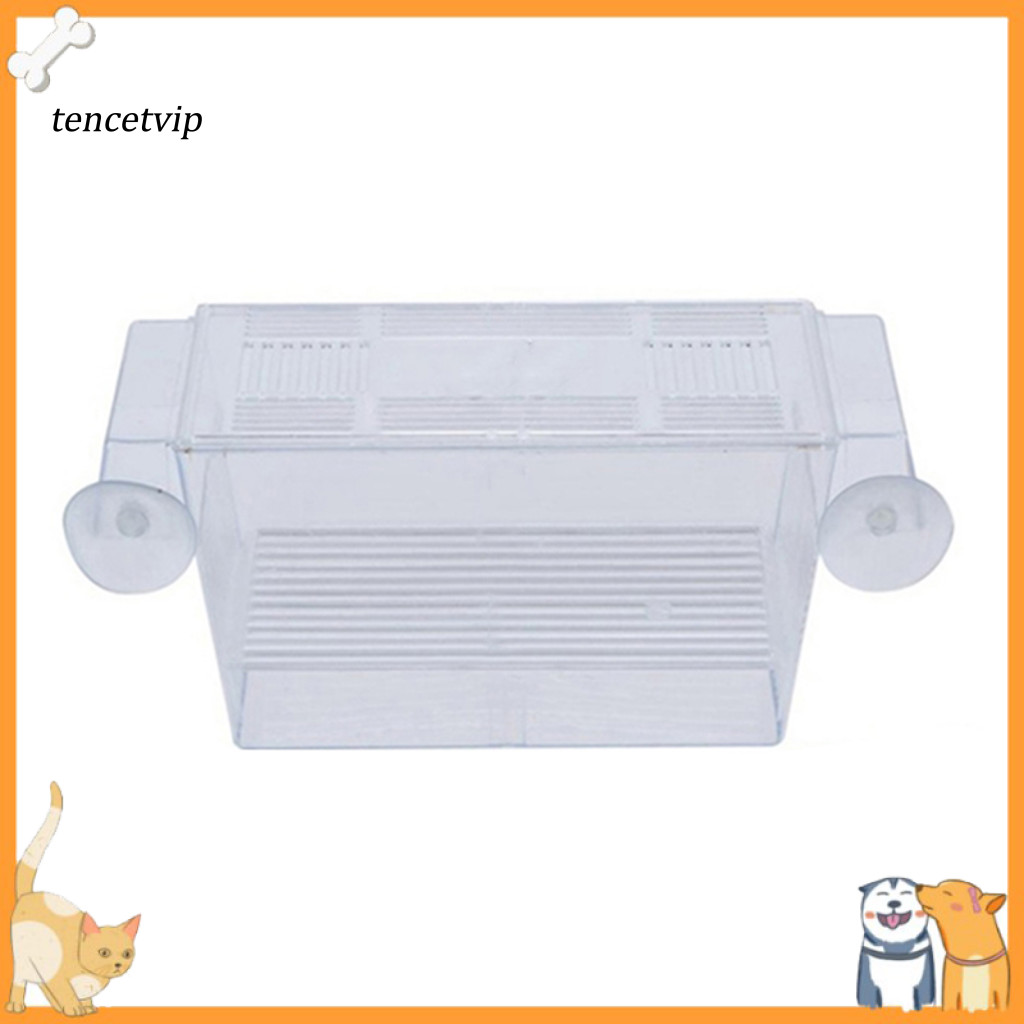 Vip Aquarium Fish Tank Guppy Double Breeding Breeder Rearing Trap Box Hatchery