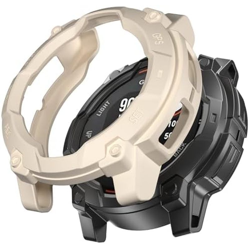 เคส Mii เข้ากันได้กับ Garmin Instinct 3 Solar 50mm กันชน, Scch-Resistant, Anti-Bump, Replacement Pro