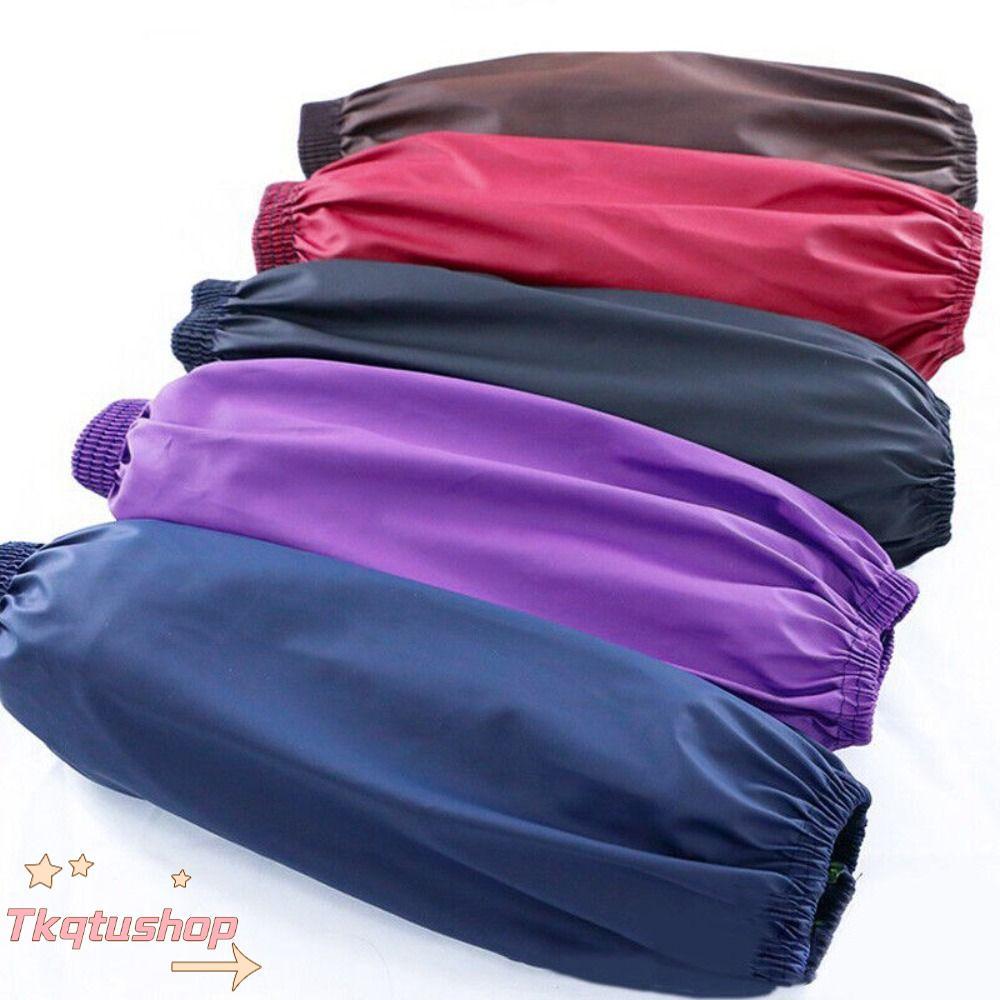 IMIHAN1 2 คู่แขนแขน,ที่ถอดออกได้ Oilproof Overs,ครอบคลุม Colourful กันน้ําทําความสะอาดปลอกแขนห้องครัว