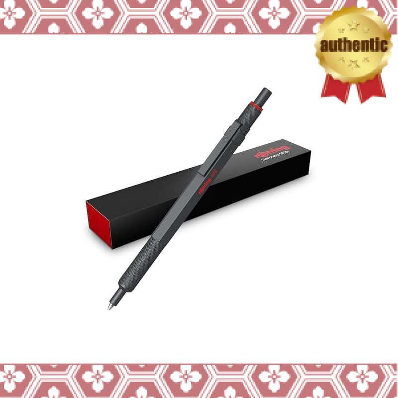 rOtring Ballpoint Pen 600 Dark Stone Medium Point Oil-based with Gift Box 2204408